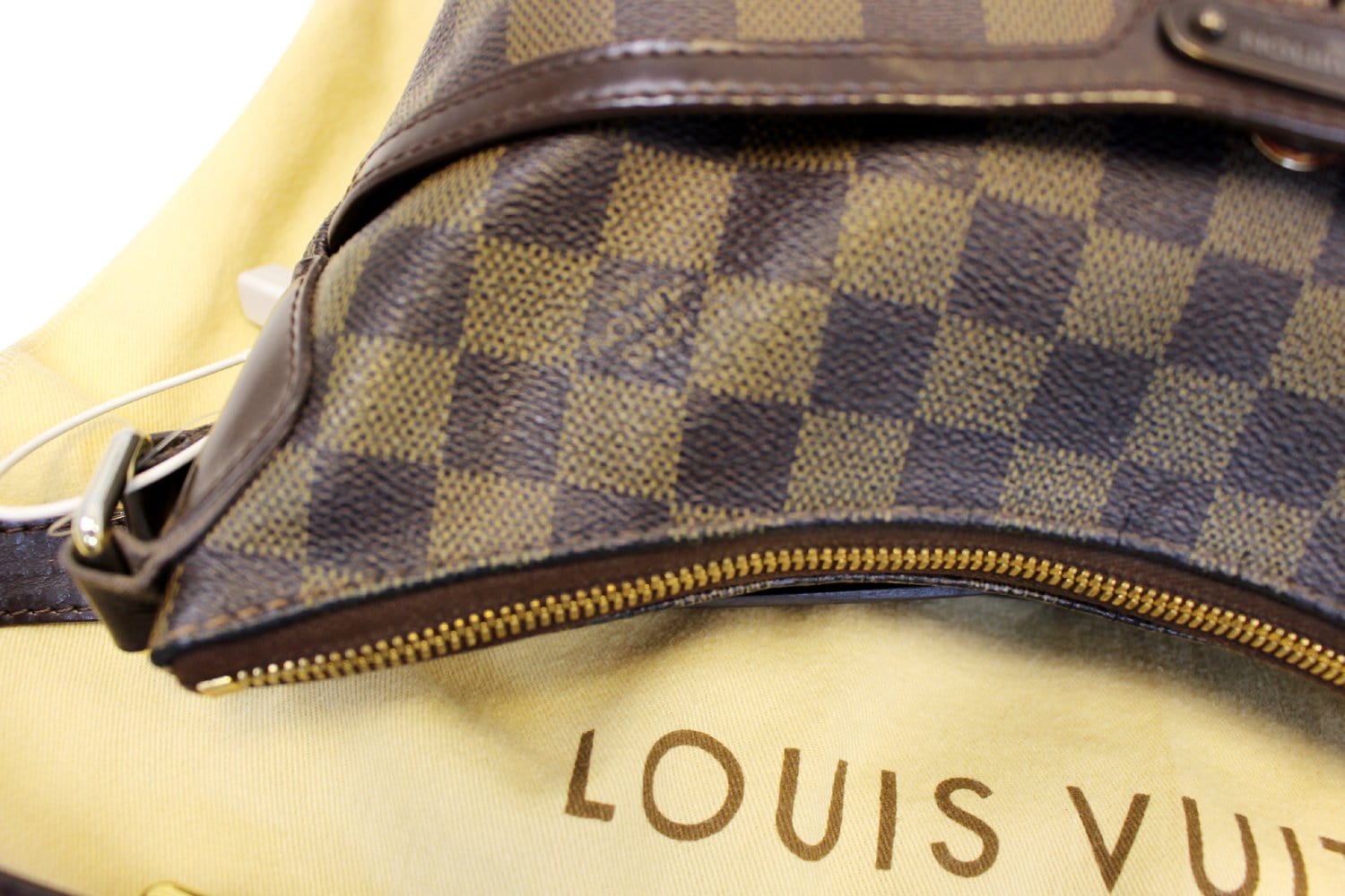 Louis Vuitton Damier Ebene Bloomsbury PM Crossbody Bag 88lk817s at