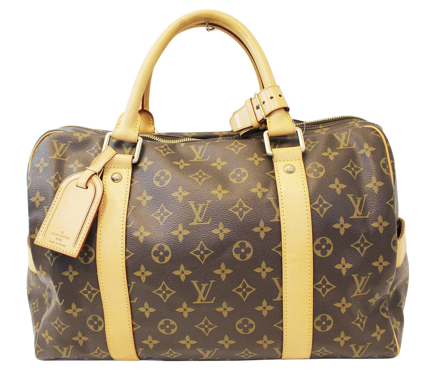 🔥NEW LOUIS VUITTON Damier Ebene Gold Large Travel Luggage Tag Charm  Vivienne❤️