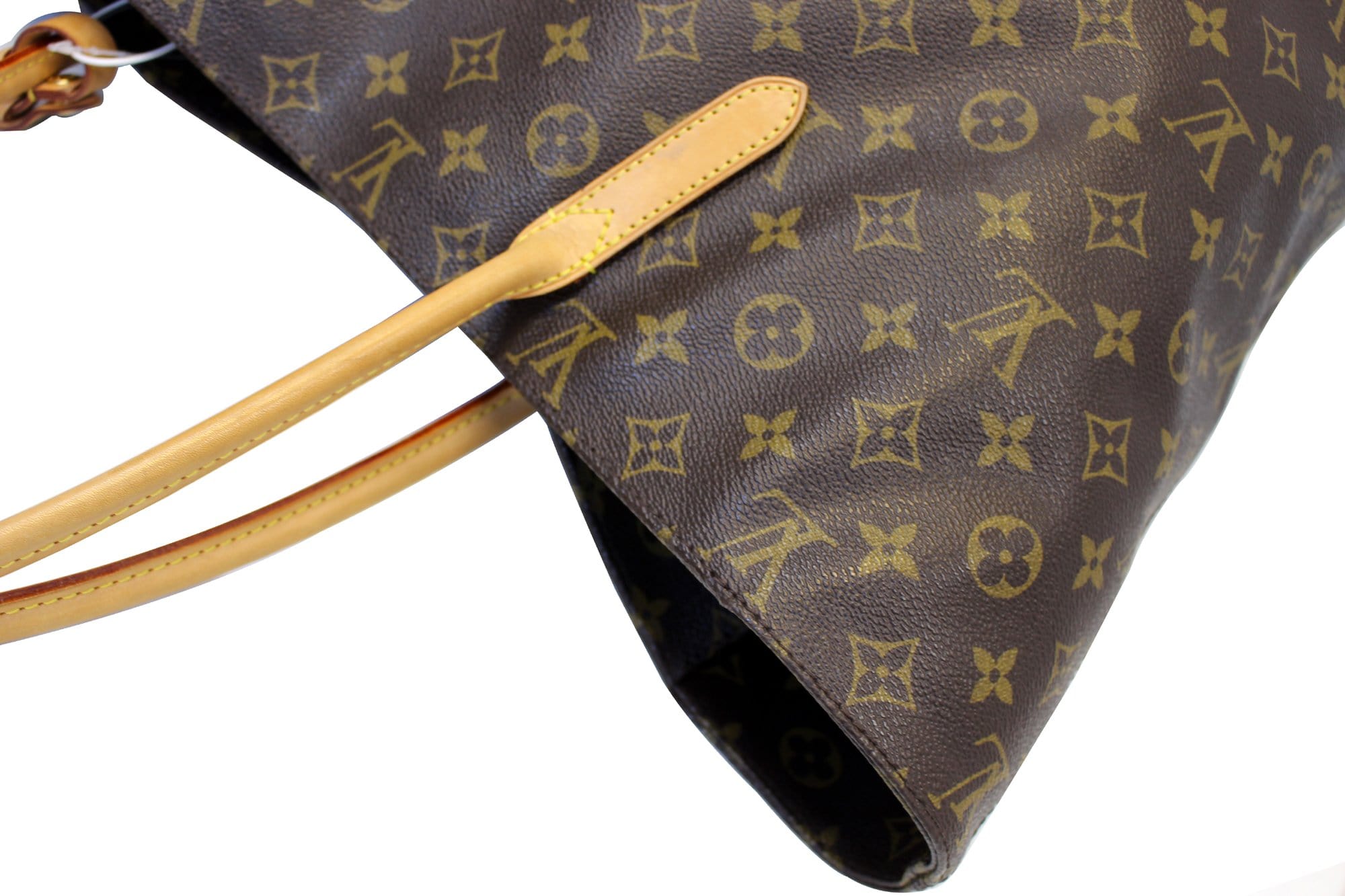 Louis Vuitton Raspail M51372 Monogram Canvas Shoulder Bag Brown Gold