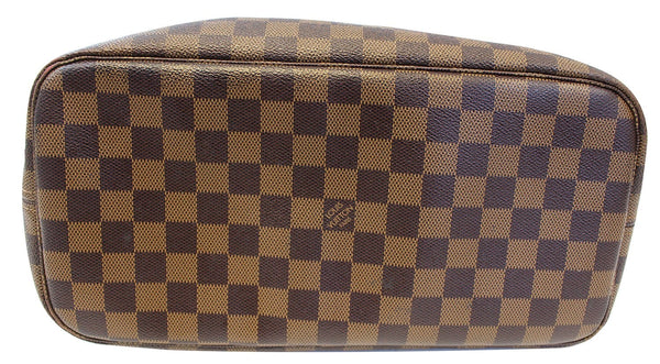 LOUIS VUITTON Damier Ebene Neverfull MM Brown Tote Bag