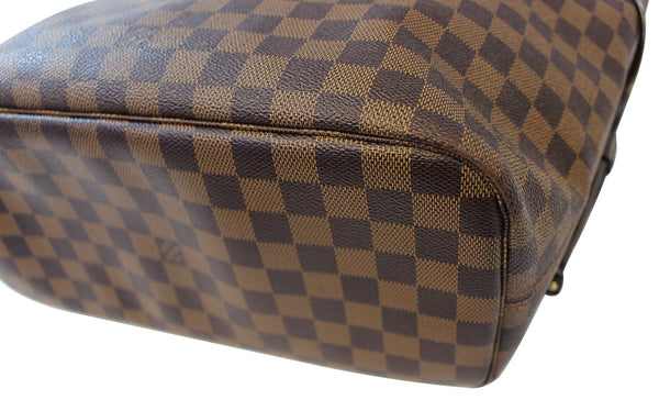 LOUIS VUITTON Damier Ebene Neverfull MM Brown Tote Bag