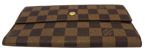 LOUIS VUITTON Damier Ebene Sarah Long Bifold Wallet