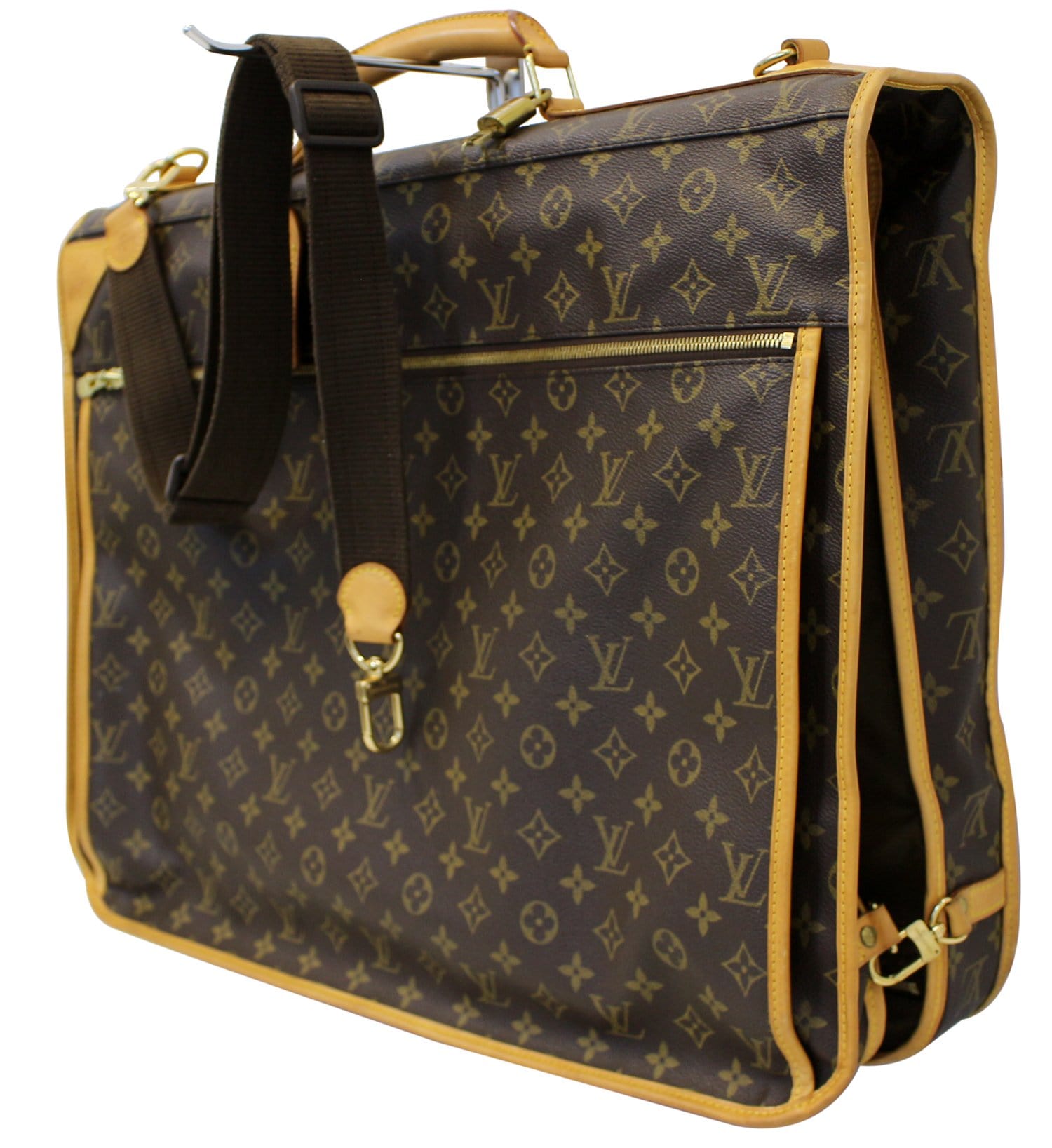 Louis Vuitton Garment Cover Portable Cabin Monogram with Strap 872888 Brown  Coated Canvas Weekend/Travel Bag, Louis Vuitton