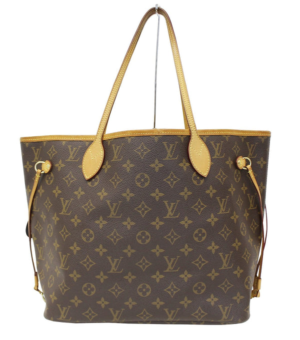 LOUIS VUITTON Monogram Canvas Neverfull MM Brown Tote Bag