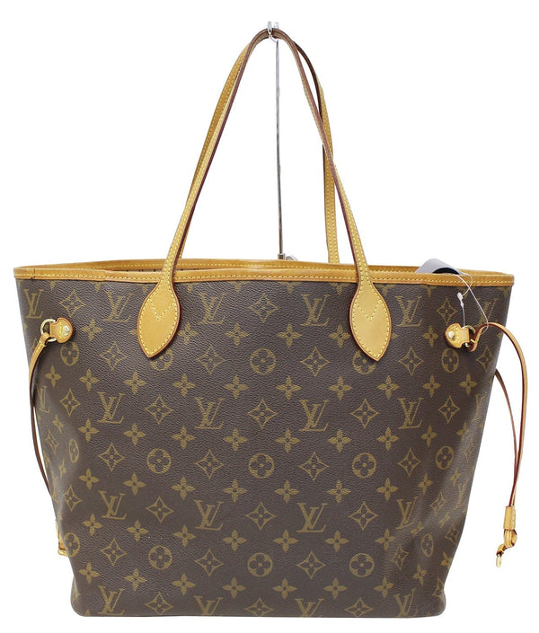 LOUIS VUITTON Monogram Canvas Neverfull MM Brown Tote Bag