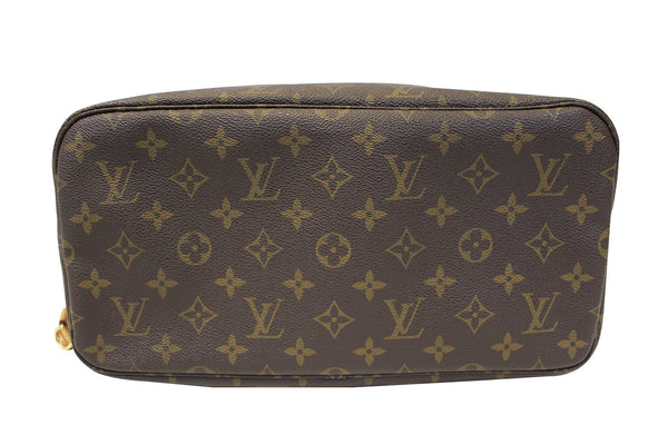 LOUIS VUITTON Monogram Canvas Neverfull MM Brown Tote Bag