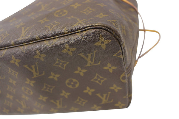 LOUIS VUITTON Monogram Canvas Neverfull MM Brown Tote Bag