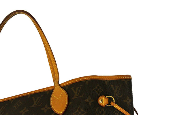 LOUIS VUITTON Monogram Canvas Neverfull MM Brown Tote Bag