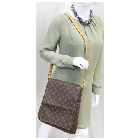 LOUIS VUITTON Musette Salsa GM Monogram Canvas Crossbody Bag-US