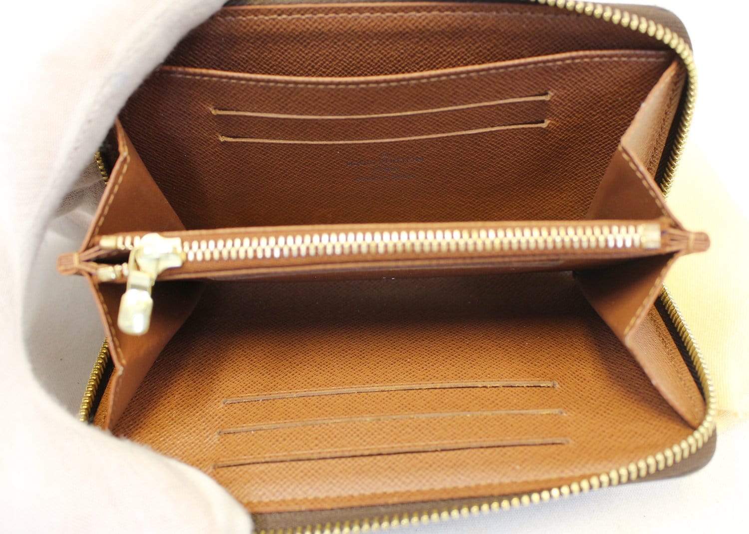 Louis Vuitton Monogram Compact Wallet Zippy Snap Zip 91lv225s For