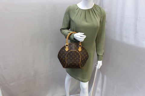 LOUIS VUITTON Monogram Canvas Ellipse PM Brown Satchel Bag