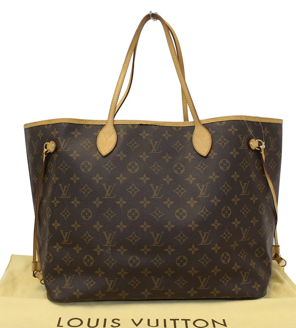 LOUIS VUITTON Monogram Canvas Neverfull GM Brown Tote Bag