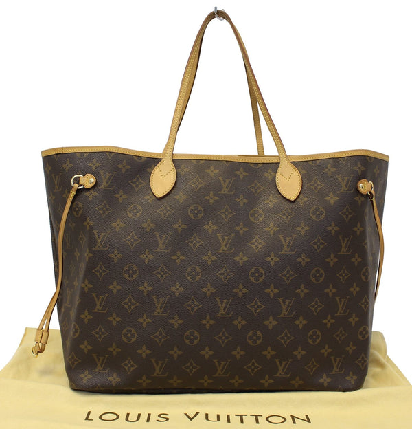 LOUIS VUITTON Monogram Canvas Neverfull GM Brown Tote Bag