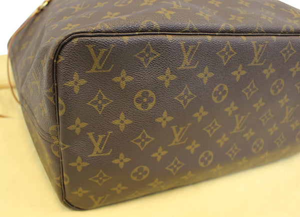 LOUIS VUITTON Monogram Canvas Neverfull GM Brown Tote Bag