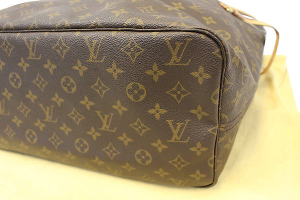 LOUIS VUITTON Monogram Canvas Neverfull GM Brown Tote Bag