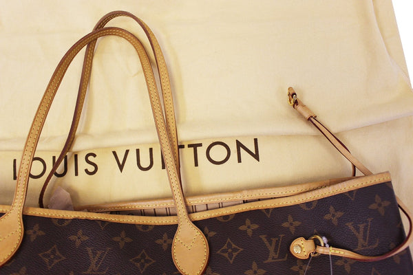 LOUIS VUITTON Monogram Canvas Neverfull GM Brown Tote Bag