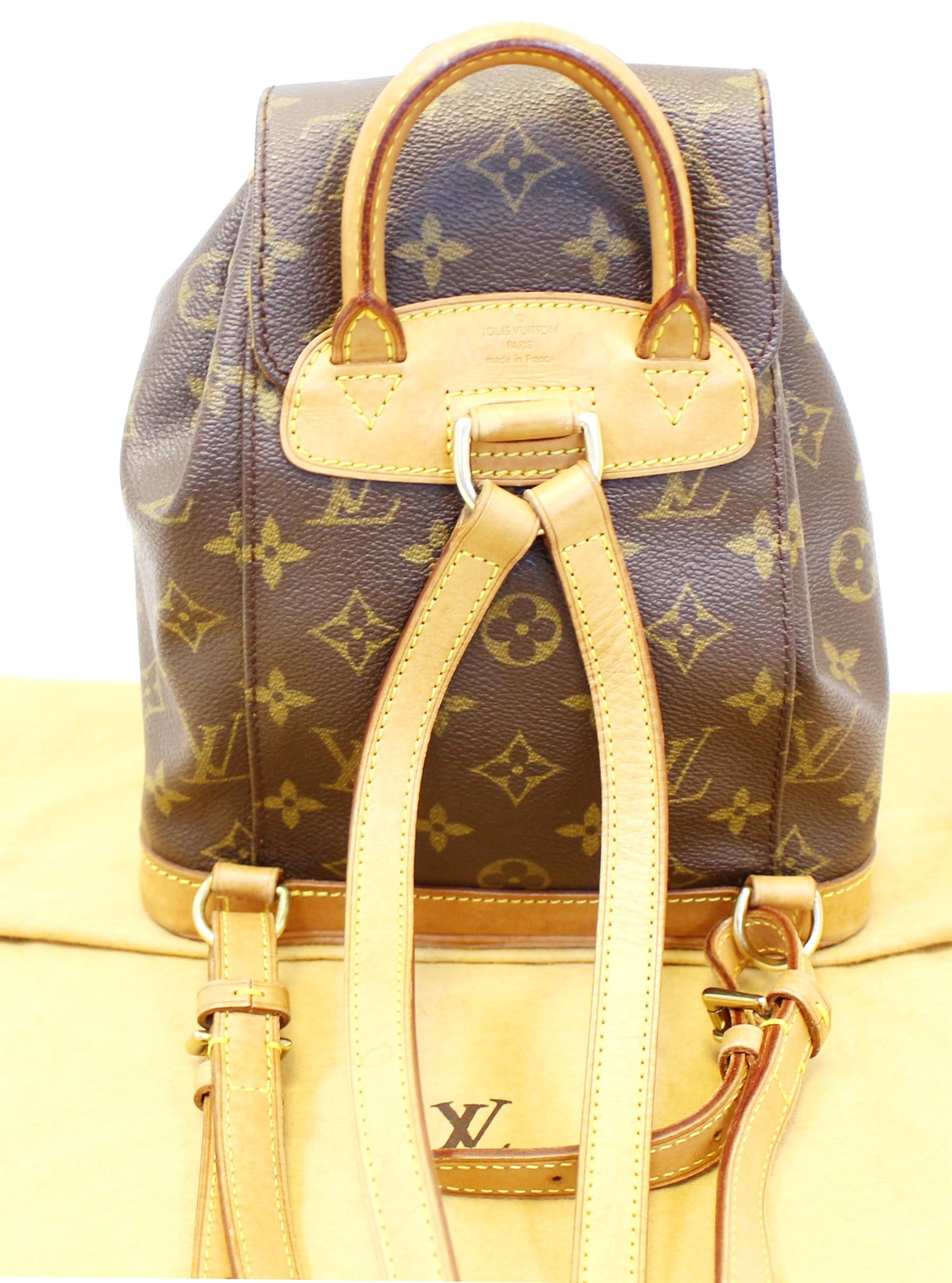 Louis Vuitton, Bags, Louis Vuitton Monogram Montsouris Pm Backpack M5137  Lv Auth 4118