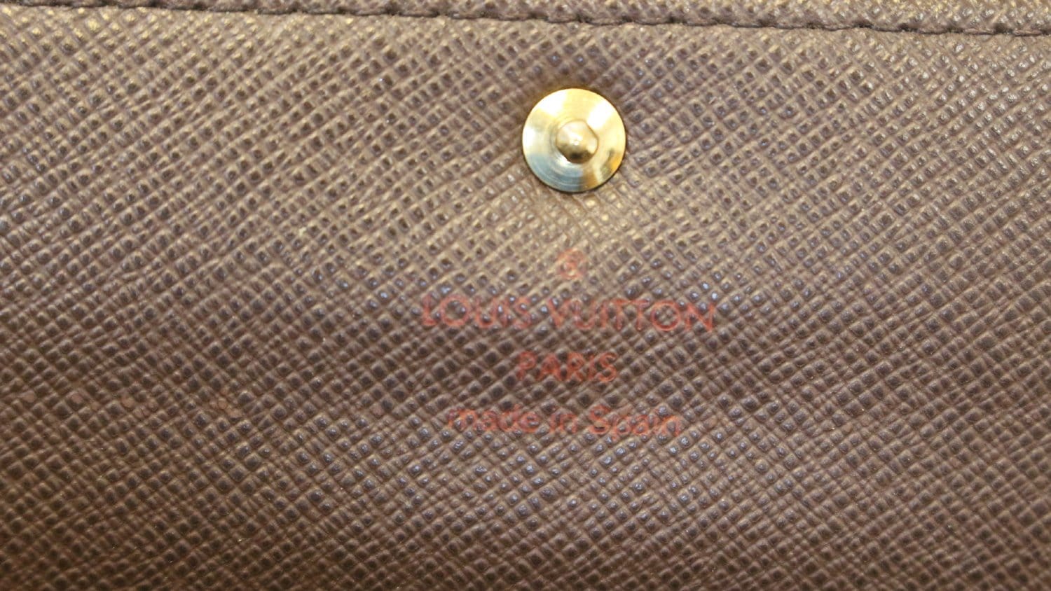 Authenticated Used Louis Vuitton Wallet Monogram Portofeuil Sarah