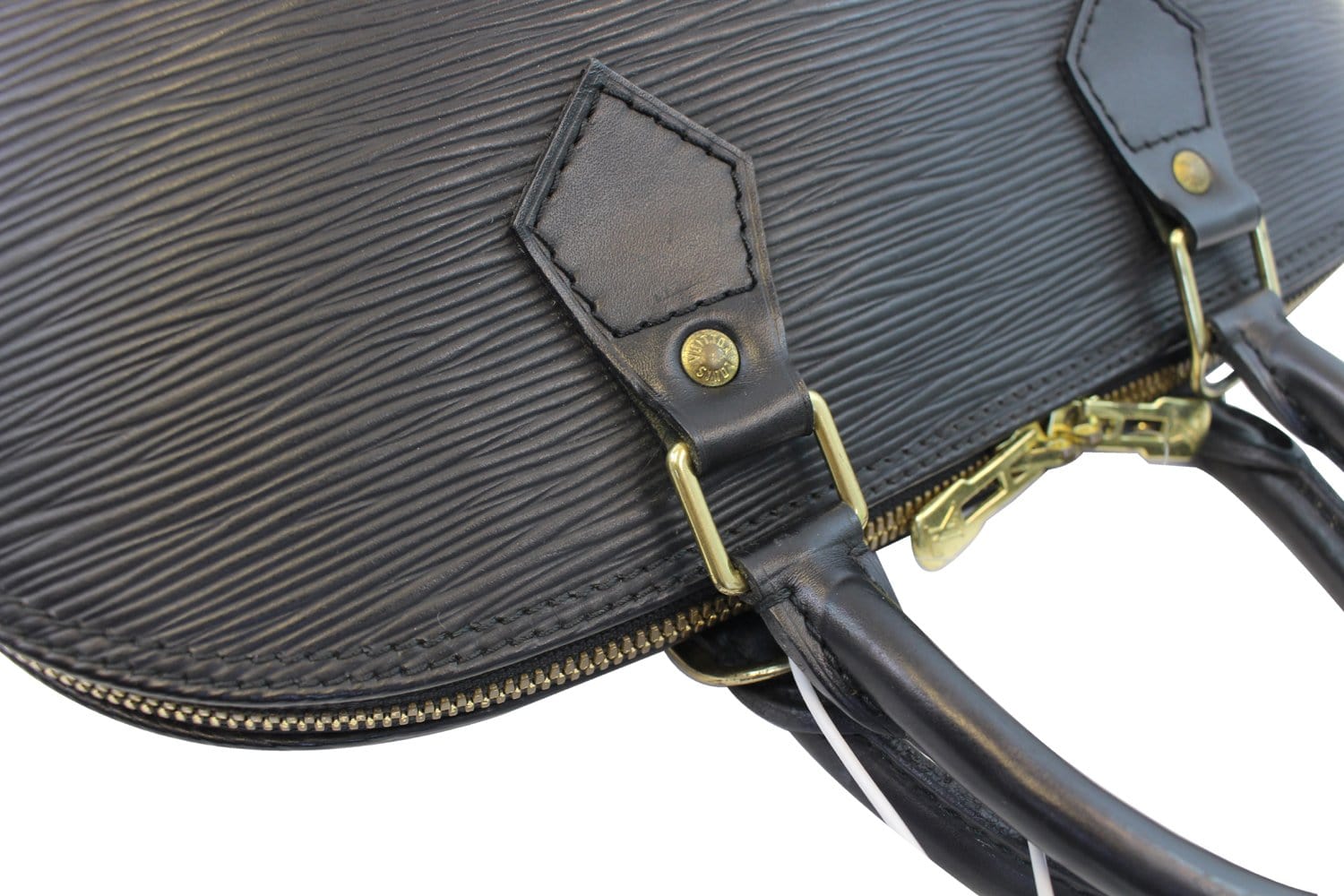 Louis Vuitton Vintage Louis Vuitton Alma Black Epi Leather Hand Bag +