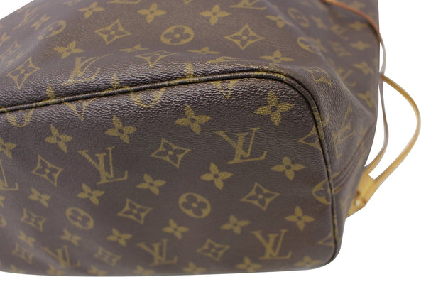 LOUIS VUITTON Monogram Canvas Neverfull MM Brown Tote Bag