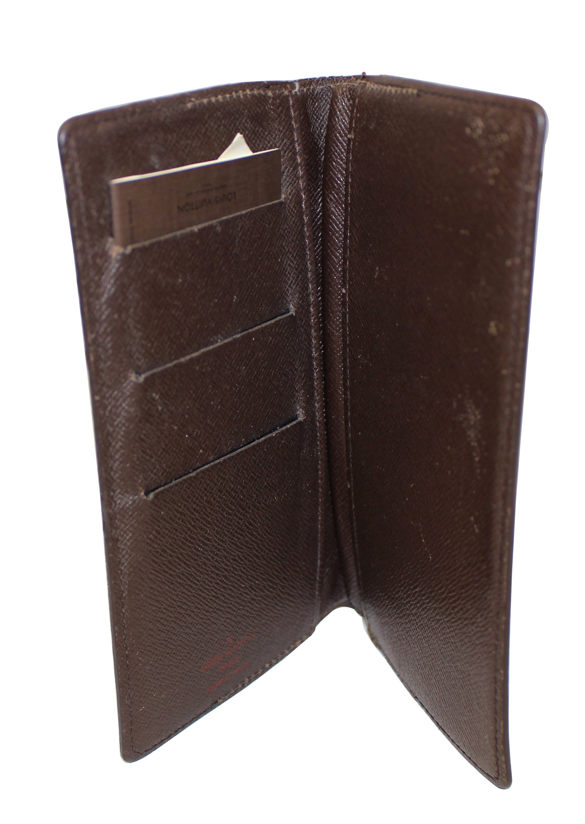 Louis Vuitton, Bags, Louisvuitton Damier Ebene Long Wallet Checkbook Cover