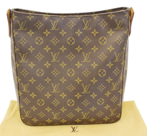 LOUIS VUITTON Monogram Canvas Looping GM Brown Shoulder Bag