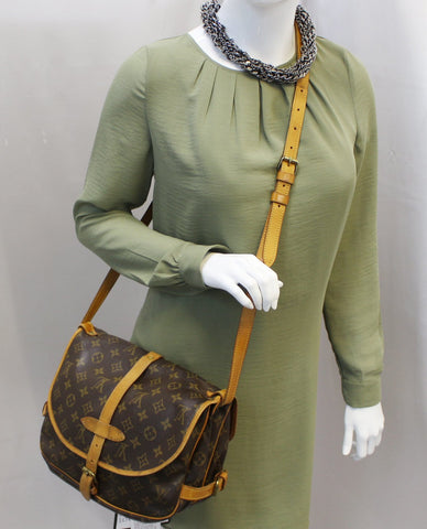 LOUIS VUITTON Monogram Canvas Saumur 30 Shoulder Bag