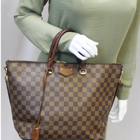 LOUIS VUITTON Damier Ebene Belmont Shoulder Handbag