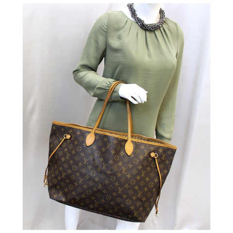 LOUIS VUITTON Neverfull GM Monogram Canvas Shoulder Bag