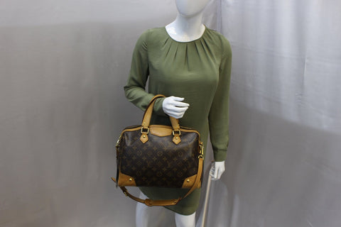 LOUIS VUITTON Monogram Canvas Retiro PM Brown Shoulder Bag