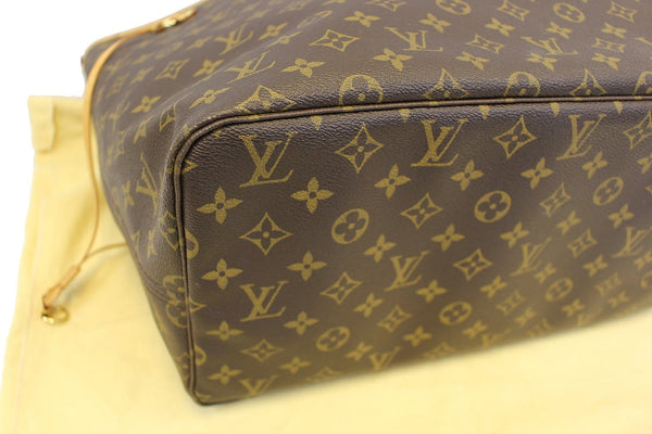 LOUIS VUITTON Monogram Canvas Neverfull GM Brown Tote Bag