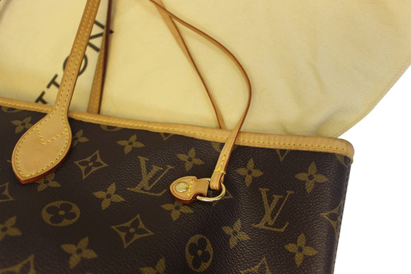 LOUIS VUITTON Monogram Canvas Neverfull GM Brown Tote Bag