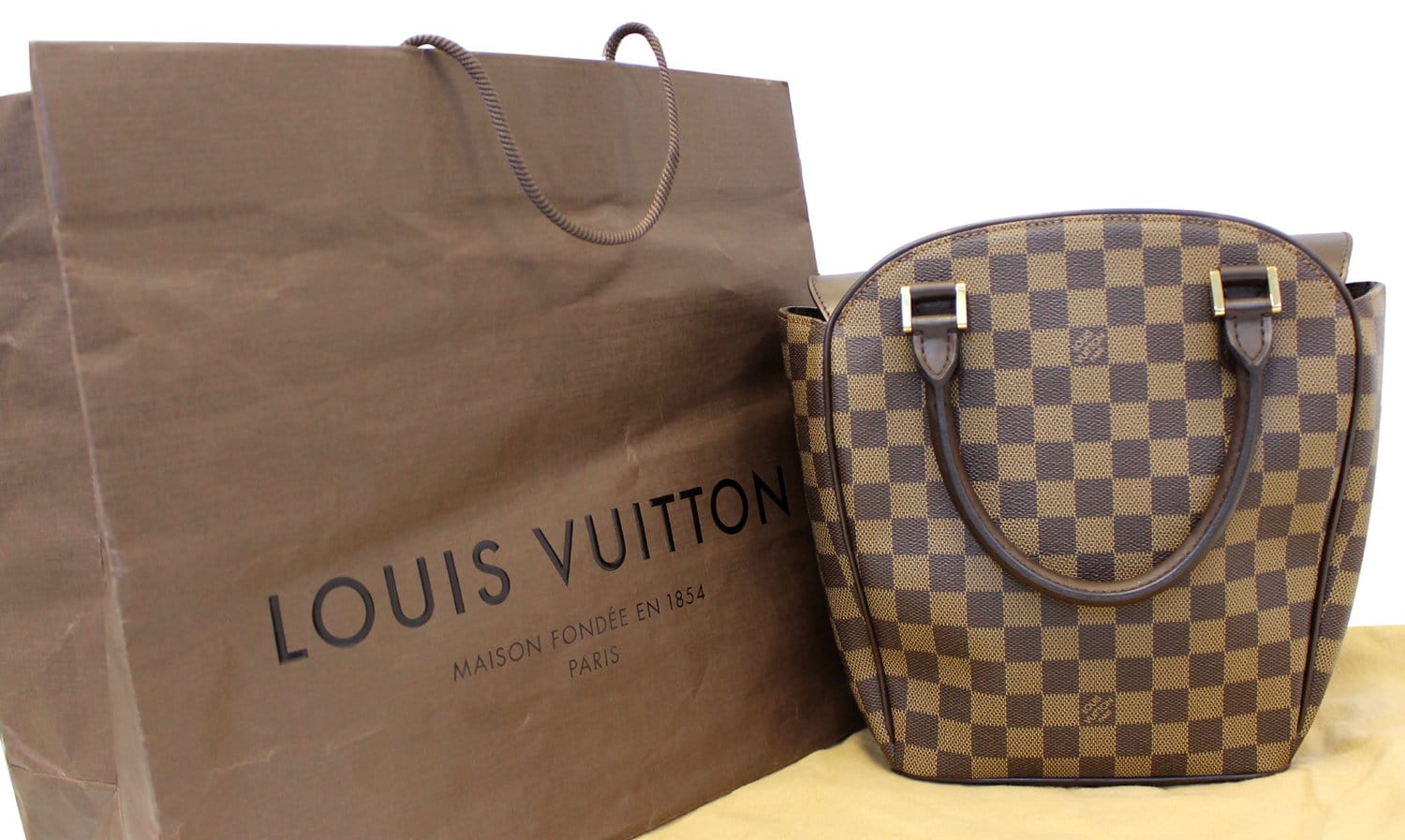 Pre-Owned Louis Vuitton Sarria Horizontal Damier Ebene Tote Bag - Pristine  Condition 