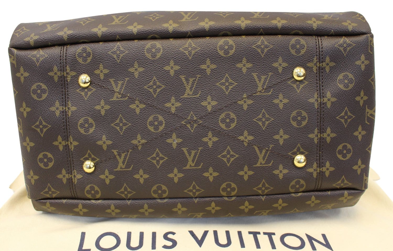 LOUIS VUITTON Monogram Canvas Artsy MM Brown Shoulder Bag