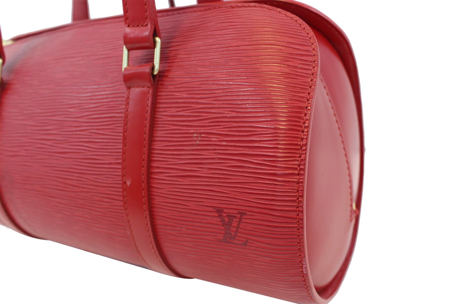 Papillon patent leather satchel Louis Vuitton Red in Patent leather -  30353120