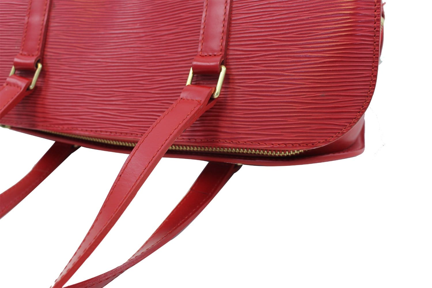2004 Louis Vuitton Red Epi Leather Papillon 30cm with Pouch at 1stDibs