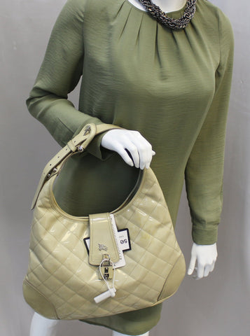 Burberry Hobo Handbag - Held by Mannequin