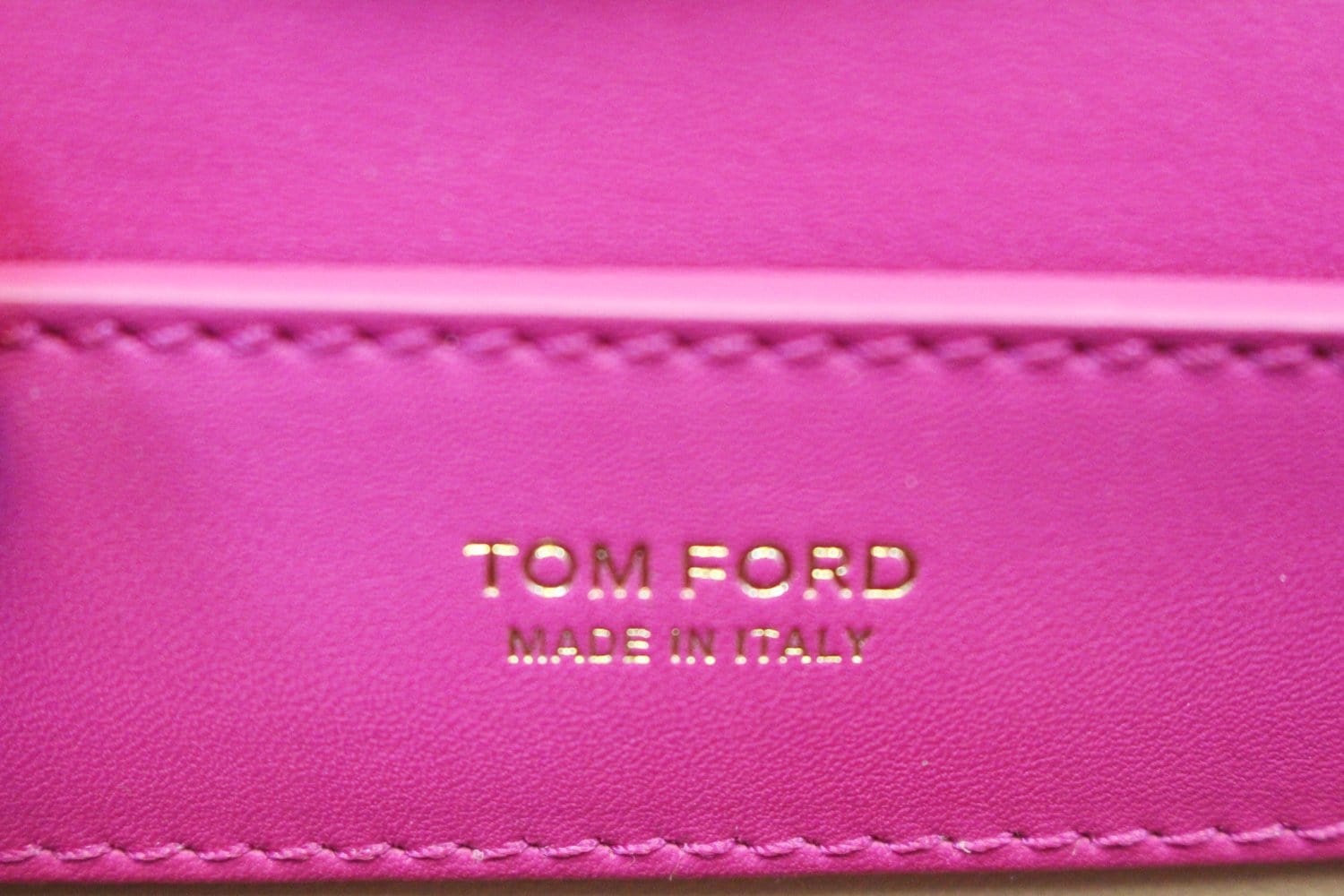 TOM FORD Sienna Small Leather Hot Pink Crossbody Bag