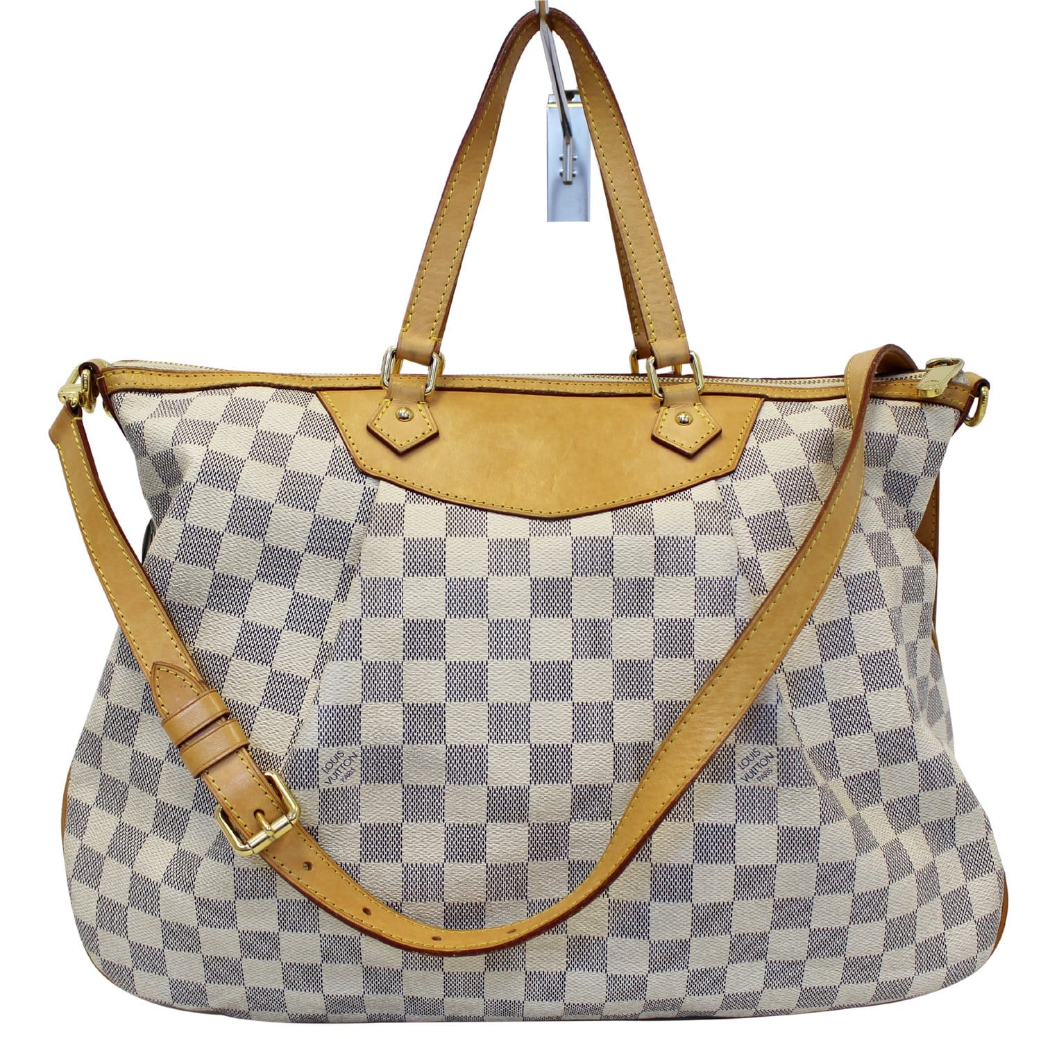 Siracusa leather handbag Louis Vuitton Beige in Leather - 35098952