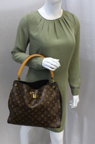 LOUIS VUITTON Monogram Canvas Gaïa Brown Satchel Bag