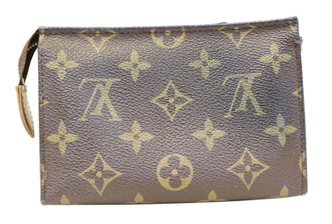 LOUIS VUITTON Monogram Poche Toilette 15 Cosmetic Pouch