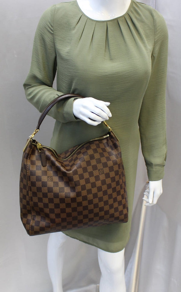 LOUIS VUITTON Damier Ebene Portobello PM Shoulder Bag