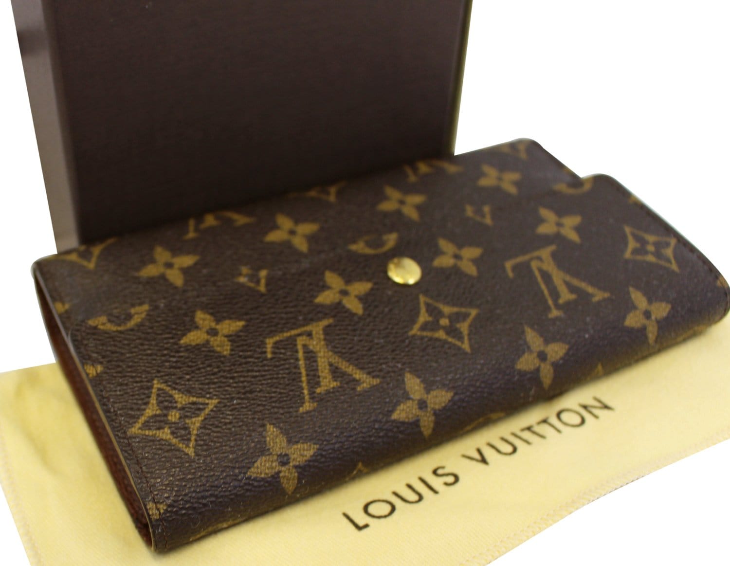 Louis Vuitton Porte Monnaie Tresor Wallet Monogram Canvas - ShopStyle