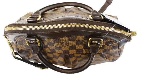 LOUIS VUITTON Damier Ebene Trevi PM Brown Shoulder Bag