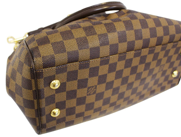 LOUIS VUITTON Damier Ebene Trevi PM Brown Shoulder Bag