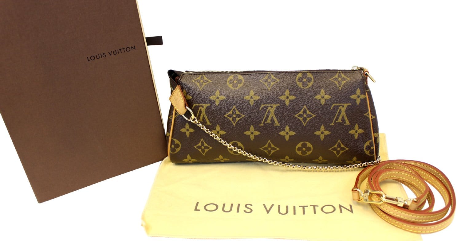 Louis Vuitton Eva Pochette Bag Monogram Canvas GHW
