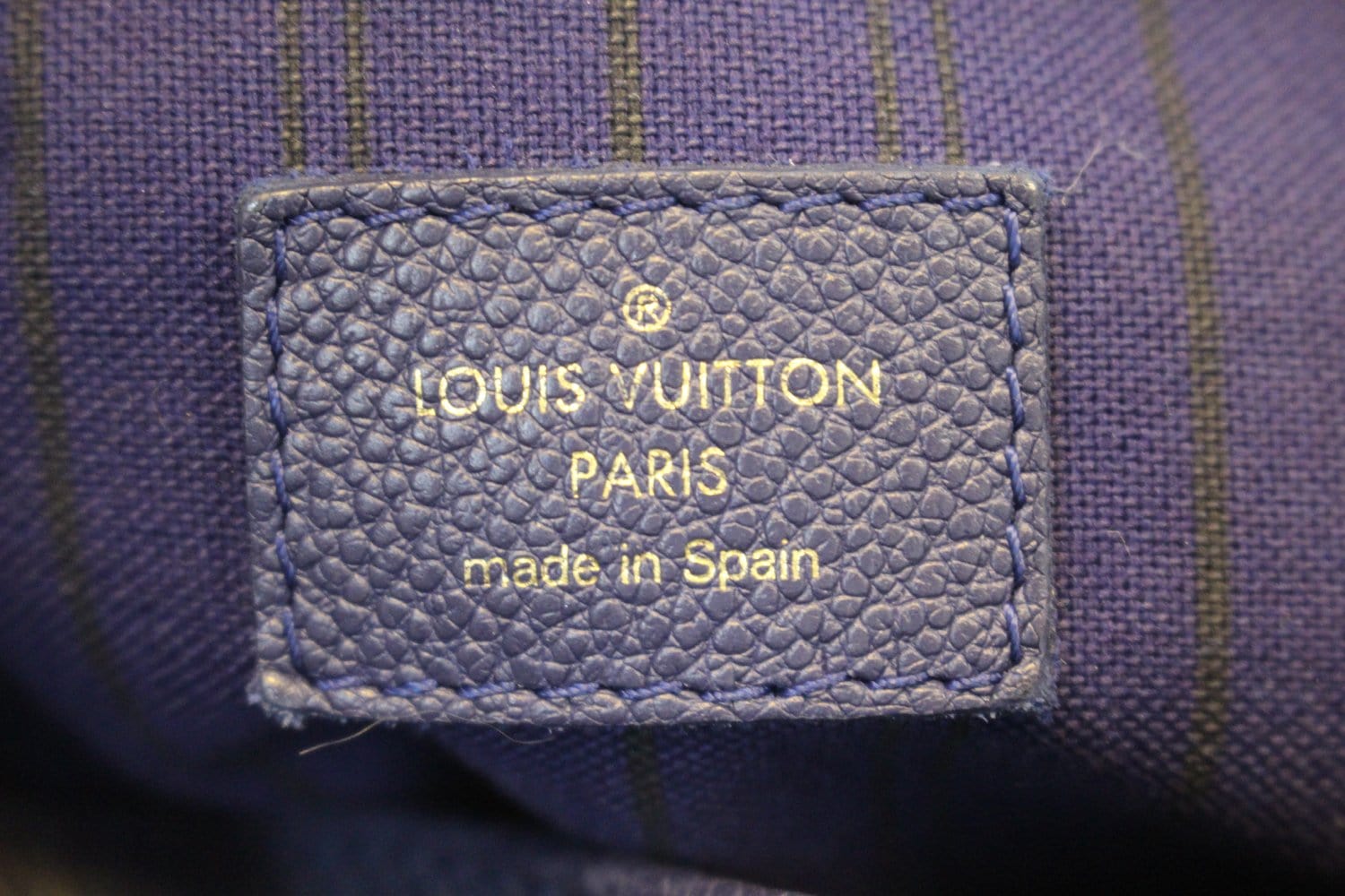 Auth Louis Vuitton Monogram Empreinte Portefeuille Villetoise M60489 Celeste