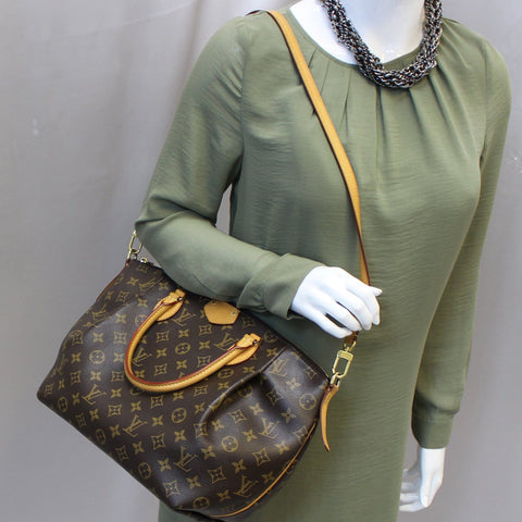 LOUIS VUITTON Monogram Canvas Turenne MM 2 Way Shoulder Bag