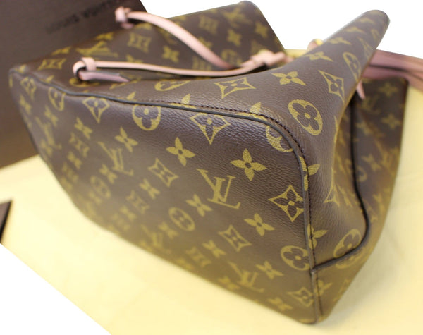 LOUIS VUITTON Monogram Canvas NeoNoe Shoulder Bag Rose Ballerine