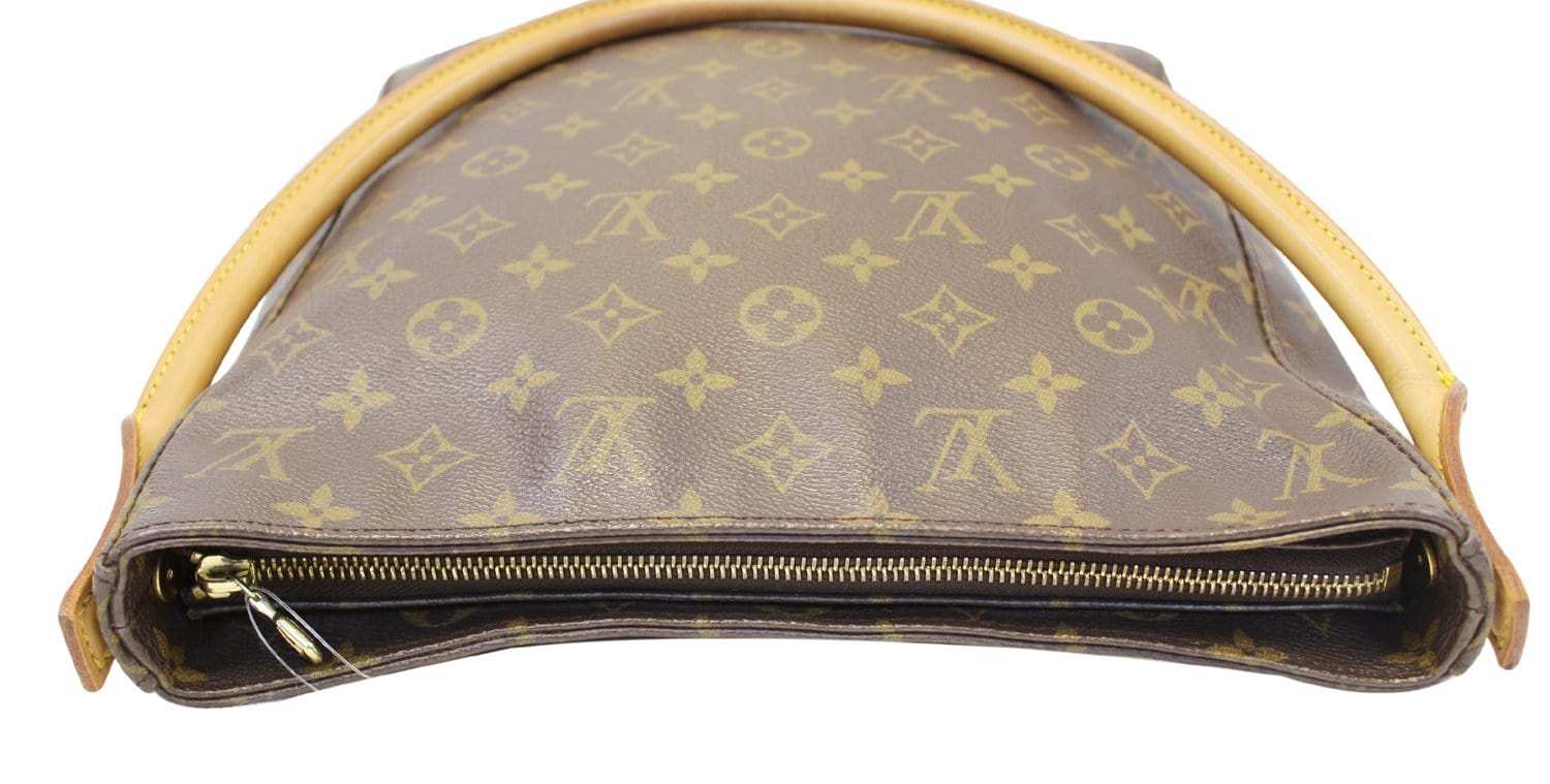 Louis Vuitton Brown Canvas Monogram Looping GM Shoulder Bag Louis